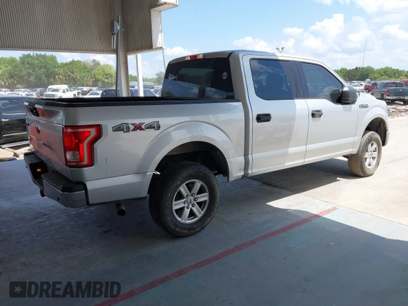 2017 Ford F-150 XL with VIN 1FTEW1EF4HFC38689, listed as a IAAI auction lot 42120928 with 123,310 mi miles. Bid and sale history available at carsss.com. Image 4.