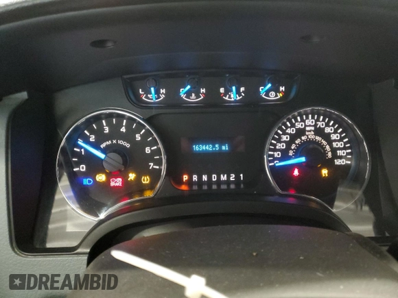 2013 Ford F-150 XL with VIN 1FTFW1ET6DFD16958, listed as a Copart auction lot 46239485 with 163,442 mi miles and Salvage Title. Bid and sale history available at carsss.com. Image 9.