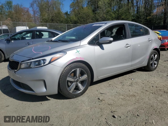 2018 Kia Forte LX with VIN 3KPFL4A75JE210980, listed as a Copart auction lot 53619035 with 67,667 mi miles and Salvage Title. Bid and sale history available at carsss.com. Image 1.