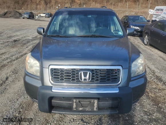 2007 Honda Pilot EX-L with VIN 2HKYF185X7H500509, listed as a Copart auction lot 48109255 with 173,431 mi miles and Salvage Title. Bid and sale history available at carsss.com. Image 5.
