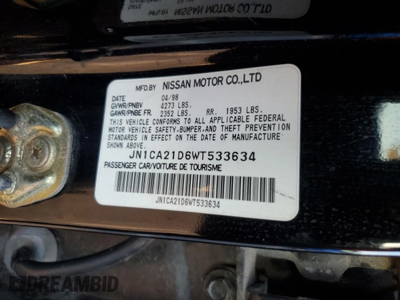 1998 Nissan Maxima GXE с VIN JN1CA21D6WT533634, выставлен на аукционе Copart как лот 83339404 с пробегом 180 356 миль миль и Списание • Salvage title. История ставок и продаж доступна на DreamBid. Изображение 14.