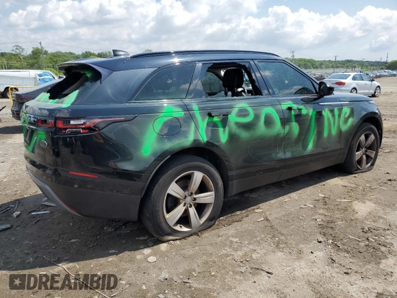 2020 Land Rover Range Rover Velar S with VIN SALYB2EX9LA238922, listed as a Copart auction lot 58433535 with Not provided miles and Salvage title. Bid and sale history available at DreamBid. Image 3.