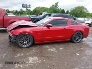 2013 Ford Mustang GT with VIN 1ZVBP8CF5D5209257, listed as a IAAI auction lot 42141198 with 124,462 mi miles and . Bid and sale history available at DreamBid. Image 15.