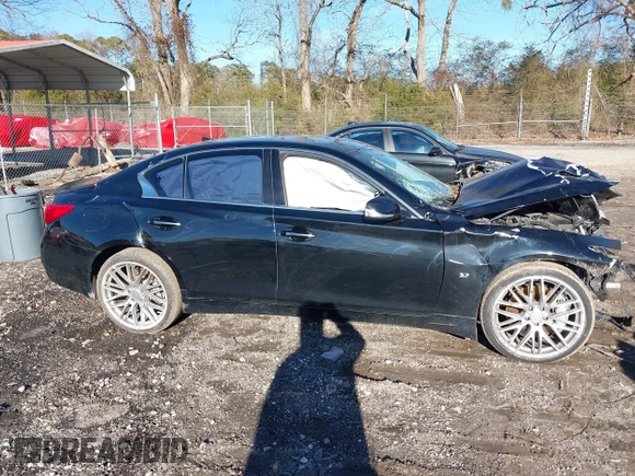2014 Infiniti Q50 with VIN JN1BV7APXEM692303, listed as a IAAI auction lot 41325631 with 115,803 mi miles. Bid and sale history available at carsss.com. Image 13.