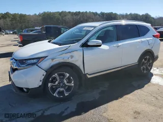 2019 Honda CR-V Touring with VIN 7FARW1H92KE013680, listed as a Copart auction lot 46836465 with 64,377 mi miles and Salvage Title. Bid and sale history available at carsss.com. Image 1.