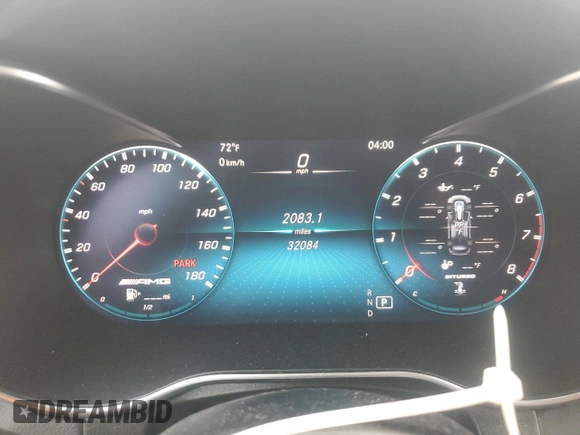 2021 Mercedes-Benz GLC with VIN W1N0G6EB6MF990348, listed as a Copart auction lot 73363074 with 32,084 mi miles and Salvage Title. Bid and sale history available at carsss.com. Image 9.