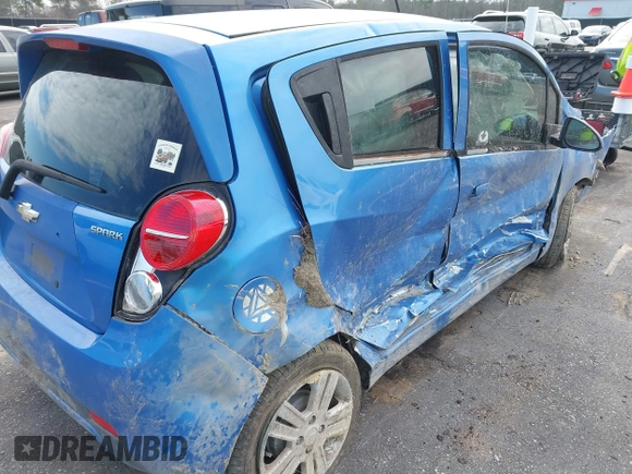2015 Chevrolet Spark LS with VIN KL8CB6S98FC714433, listed as a IAAI auction lot 41640429 with 68,426 mi miles and . Bid and sale history available at DreamBid. Image 13.