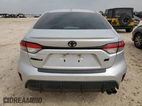 2023 Toyota Corolla SE with VIN 5YFS4MCE0PP150024, listed as a Copart auction lot 45367425 with 39,164 mi miles and Clean Title. Bid and sale history available at DreamBid. Image 6.