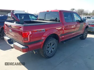2017 Ford F-150 XL with VIN 1FTEW1EF5HFB09666, listed as a IAAI auction lot 41697476 with 180,676 mi miles. Bid and sale history available at carsss.com. Image 4.