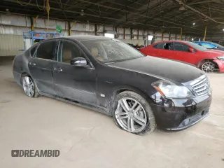 2006 Infiniti M Sport with VIN JNKAY01E66M105438, listed as a Copart auction lot 74495484 with 168,884 mi miles and Salvage Title. Bid and sale history available at DreamBid. Image 4.