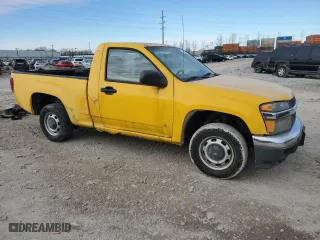 2007 Chevrolet Colorado Work Truck with VIN 1GCCS149178156646, listed as a Copart auction lot 84662014 with 0 mi miles and Salvage Title. Bid and sale history available at carsss.com. Image 4.