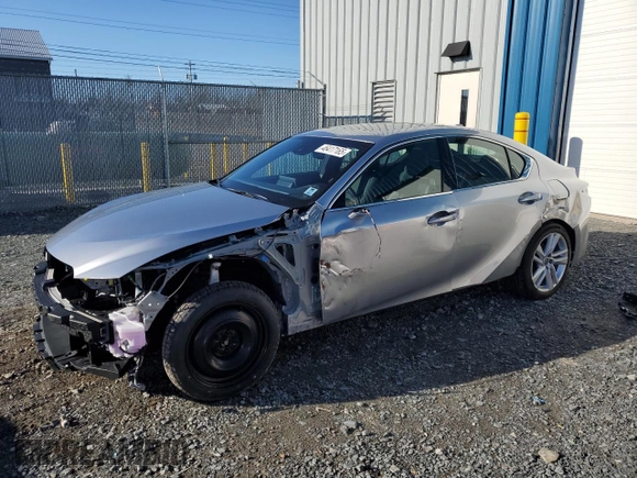 2024 Lexus IS with VIN JTHC81F23R5053973, listed as a Copart auction lot 46417165 with 848 mi miles and Salvage Title. Bid and sale history available at carsss.com. Image 1.