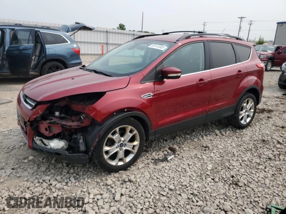 2013 Ford Escape SEL with VIN 1FMCU9H95DUC64981, listed as a Copart auction lot 59141045 with 160,054 mi miles and Salvage title. Bid and sale history available at DreamBid. Image 1.
