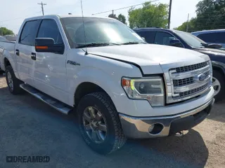2014 Ford F-150 XL with VIN 1FTFW1ET3EFA89424, listed as a IAAI auction lot 42066869 with 163,110 mi miles. Bid and sale history available at carsss.com. Image 1.