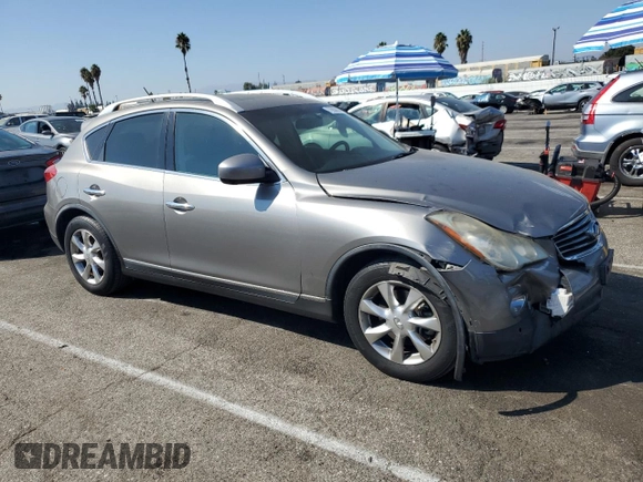 2010 Infiniti EX Journey with VIN JN1AJ0HP9AM700146, listed as a Copart auction lot 72983624 with 161,337 mi miles and Salvage Title. Bid and sale history available at DreamBid. Image 4.