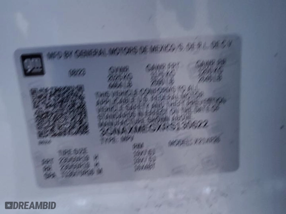 2024 Chevrolet Equinox RS with VIN 3GNAXMEGXRS130622, listed as a Copart auction lot 43240515 with 14,354 mi miles and Salvage Title. Bid and sale history available at carsss.com. Image 15.