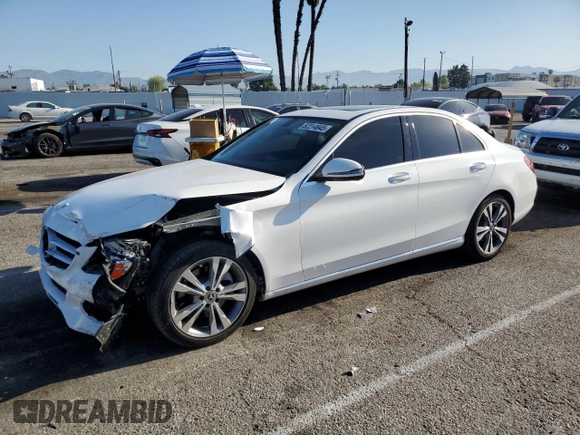 2018 Mercedes-Benz C C 300 with VIN 55SWF4JB2JU280151, listed as a Copart auction lot 52214645 with 94,386 mi miles and Salvage Title. Bid and sale history available at carsss.com. Image 1.