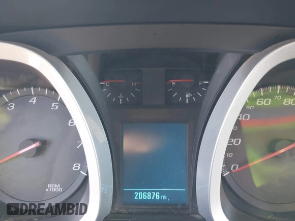 2012 Chevrolet Equinox LT w/2LT with VIN 2GNFLNE5XC6228819, listed as a IAAI auction lot 41583801 with 206,876 mi miles. Bid and sale history available at carsss.com. Image 7.
