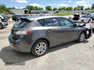 2013 Mazda 3 i Grand Touring with VIN JM1BL1M71D1806779, listed as a Copart auction lot 58071825 with 126,838 mi miles and Salvage title. Bid and sale history available at DreamBid. Image 3.