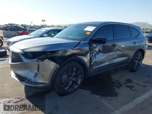 2023 Acura MDX w/A-Spec Package with VIN 5J8YE1H05PL033410, listed as a IAAI auction lot 42604907 with 35,806 mi miles and . Bid and sale history available at DreamBid. Image 18.