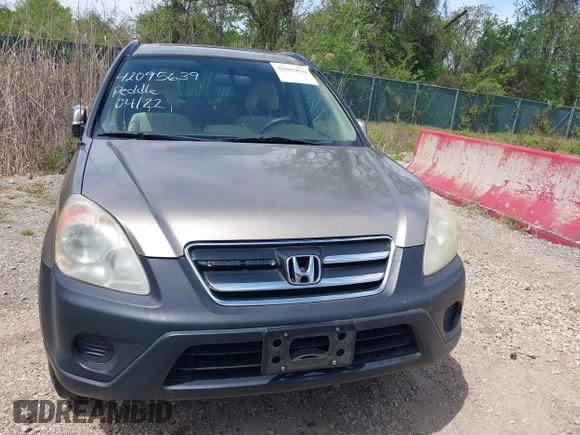 2006 Honda CR-V EX with VIN SHSRD78816U400456, listed as a IAAI auction lot 42095639 with 200,752 mi miles and . Bid and sale history available at carsss.com. Image 6.