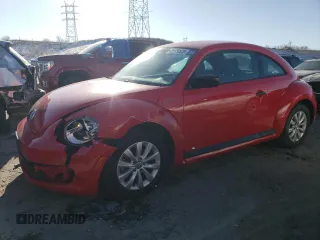 2013 Volkswagen Beetle Entry with VIN 3VWFP7AT1DM661852, listed as a Copart auction lot 43179505 with 81,918 mi miles and Salvage Title. Bid and sale history available at DreamBid. Image 1.