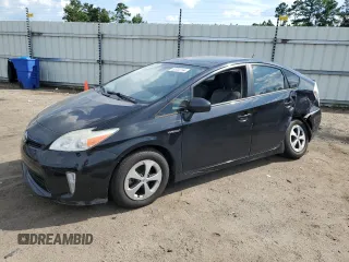 2012 Toyota Prius One with VIN JTDKN3DU7C5474043, listed as a Copart auction lot 62033154 with 136,708 mi miles and Salvage Title. Bid and sale history available at carsss.com. Image 1.