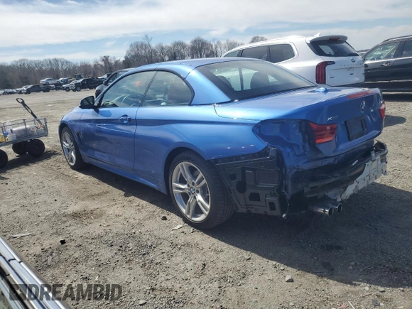 2018 BMW 4 Series 430i xDrive with VIN WBA4Z3C52JEC57956, listed as a Copart auction lot 52946715 with 32,269 mi miles and Salvage Title. Bid and sale history available at DreamBid. Image 2.