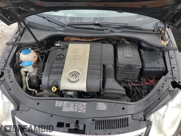2007 Volkswagen Eos 2.0T with VIN WVWFA71F77V040141, listed as a Copart auction lot 85466314 with 96,520 mi miles and Salvage Title. Bid and sale history available at DreamBid. Image 11.
