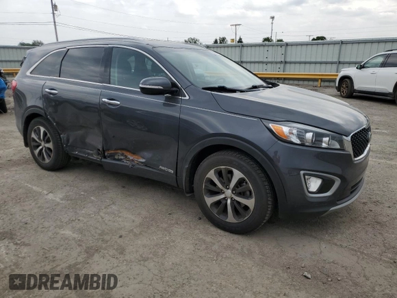 2018 Kia Sorento EX with VIN 5XYPHDA58JG423218, listed as a Copart auction lot 59315515 with 63,687 mi miles and Salvage title. Bid and sale history available at DreamBid. Image 4.