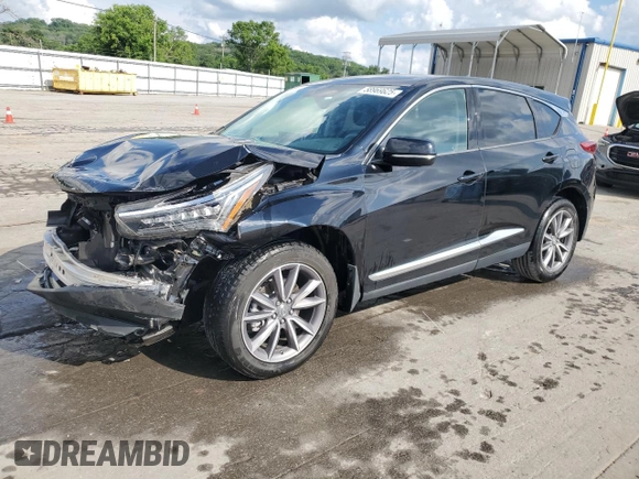 2020 Acura RDX Technology with VIN 5J8TC2H55LL040904, listed as a Copart auction lot 58969625 with 64,388 mi miles and Salvage title. Bid and sale history available at DreamBid. Image 1.