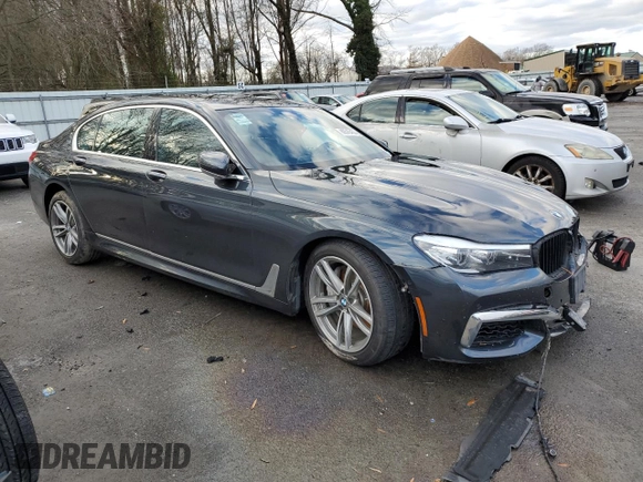 2019 BMW 7 Series 740i xDrive with VIN WBA7E4C55KGV70176, listed as a Copart auction lot 80545453 with Not Provided miles and . Bid and sale history available at DreamBid. Image 4.