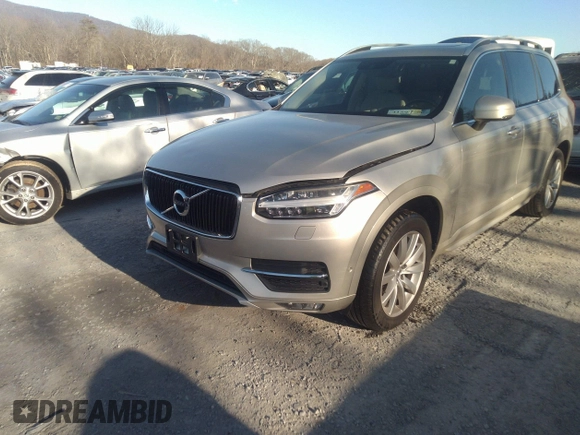 2016 Volvo XC90 T6 Momentum with VIN YV4A22PK7G1034763, listed as a IAAI auction lot 41590080 with 132,508 mi miles. Bid and sale history available at carsss.com. Image 6.