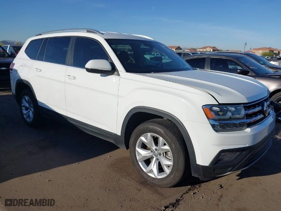 2019 Volkswagen Atlas 3.6L V6 SE w/Technology with VIN 1V2WR2CA6KC560718, listed as a IAAI auction lot 41823704 with 162,639 mi miles. Bid and sale history available at carsss.com. Image 1.