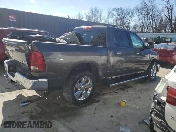 2017 Ram 1500 Big Horn with VIN 1C6RR7LM4HS878879, listed as a Copart auction lot 52751215 with 109,621 mi miles and Non repairable. Bid and sale history available at DreamBid. Image 3.