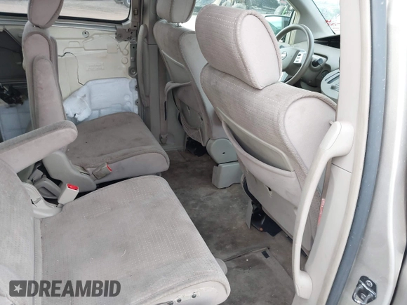 2005 Nissan Quest SE with VIN 5N1BV28U25N126993, listed as a IAAI auction lot 40958737 with 138,064 mi miles. Bid and sale history available at carsss.com. Image 8.