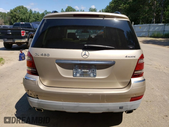 2007 Mercedes-Benz GL-Class with VIN 4JGBF71E07A134839, listed as a Copart auction lot 63412214 with 113,294 mi miles and Non Repairable. Bid and sale history available at carsss.com. Image 6.