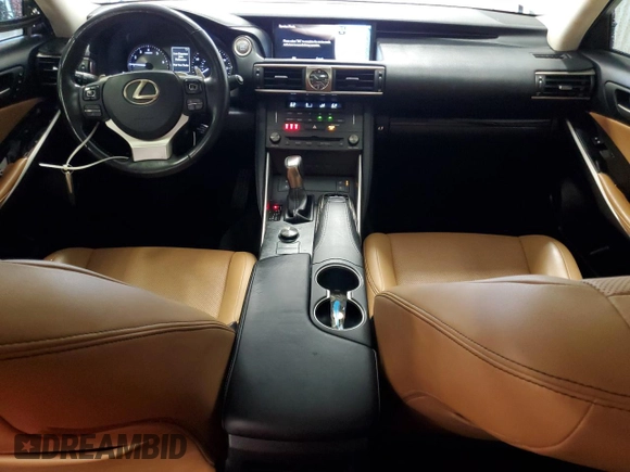 2020 Lexus IS 300 with VIN JTHD81F28L5042656, listed as a Copart auction lot 57876525 with 78,868 mi miles and Salvage title. Bid and sale history available at DreamBid. Image 8.