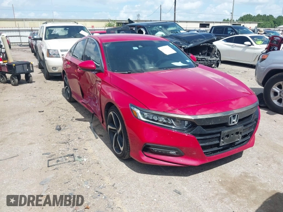 2019 Honda Accord Sport z VIN 1HGCV1F37KA145136, wystawiony jako IAAI lot #42530379 z przebiegiem 88 126 mil mil oraz . Historia ofert i sprzedaży dostępna na DreamBid. Obrazek 1.