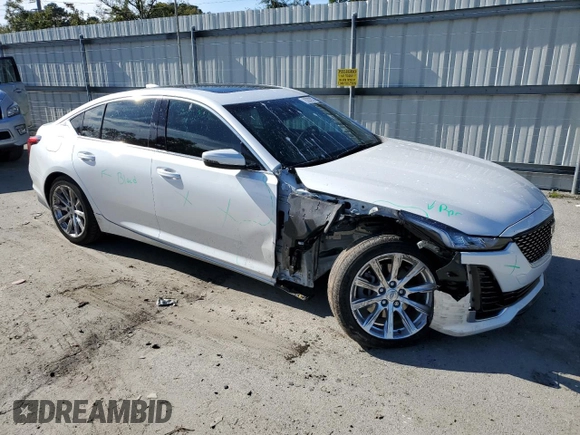 2022 Cadillac CT5 Luxury with VIN 1G6DW5RK7N0121118, listed as a Copart auction lot 78267973 with 32,015 mi miles. Bid and sale history available at carsss.com. Image 4.
