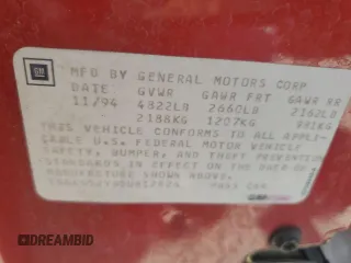 1995 Cadillac Seville Luxury SLS z VIN 1G6KS52Y8SU812826, wystawiony jako Copart lot #75322984 z przebiegiem Nie podano mil oraz Szkoda całkowita • Salvage title. Historia ofert i sprzedaży dostępna na DreamBid. Obrazek 13.