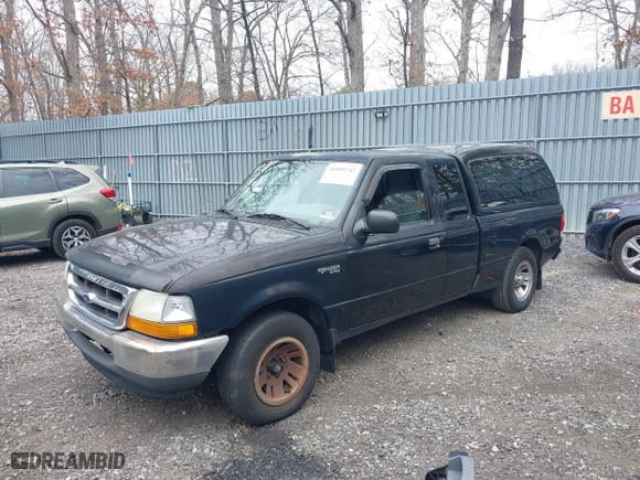 1999 Ford Ranger XL with VIN 1FTYR14V5XPB00021, listed as a IAAI auction lot 41899747 with 180,954 mi miles. Bid and sale history available at carsss.com. Image 2.