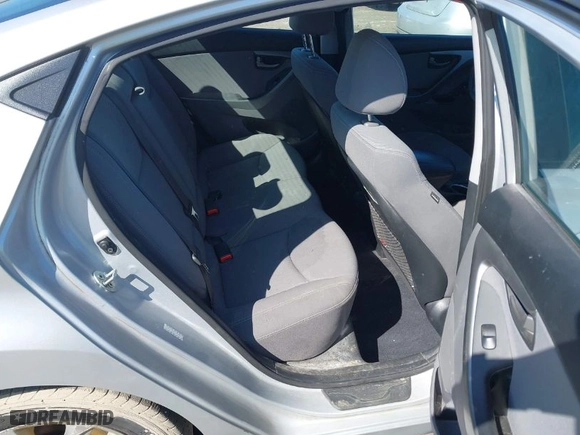 2016 Hyundai Elantra SE with VIN KMHDH4AE0GU480888, listed as a IAAI auction lot 41923645 with 120,830 mi miles. Bid and sale history available at carsss.com. Image 8.