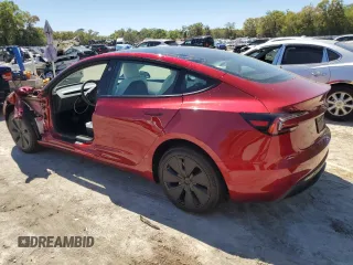 2024 Tesla Model 3 with VIN 5YJ3E1EA7RF864841, listed as a Copart auction lot 49467815 with 0 mi miles and Salvage Title. Bid and sale history available at carsss.com. Image 2.
