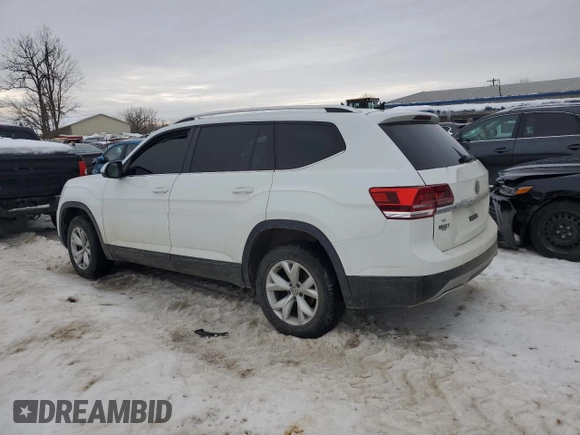 2019 Volkswagen Atlas SE z VIN 1V2UR2CA5KC530987, wystawiony jako Copart lot #45872945 z przebiegiem Nie podano mil oraz Szkoda całkowita • Salvage title. Historia ofert i sprzedaży dostępna na DreamBid. Obrazek 2.