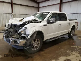 2015 Ford F-150 XLT with VIN 1FTEW1EG5FFC43972, listed as a Copart auction lot 53683785 with 111,994 mi miles and Salvage Title. Bid and sale history available at carsss.com. Image 1.