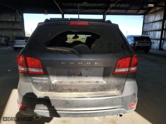 2018 Dodge Journey SXT with VIN 3C4PDCBG1JT533672, listed as a Copart auction lot 49547095 with 133,566 mi miles and Salvage Title. Bid and sale history available at carsss.com. Image 6.