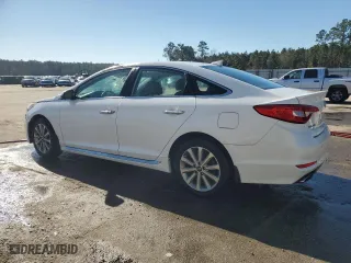 2016 Hyundai Sonata 2.4L Sport with VIN 5NPE34AF5GH304770, listed as a Copart auction lot 46178175 with 107,017 mi miles and Salvage Title. Bid and sale history available at carsss.com. Image 2.
