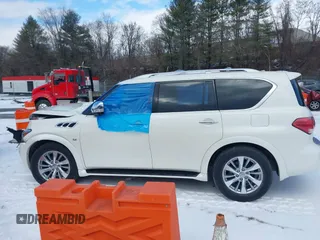 2017 Infiniti QX80 with VIN JN8AZ2NEXH9157279, listed as a IAAI auction lot 41286158 with Not Provided miles and . Bid and sale history available at carsss.com. Image 14.