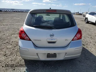 2008 Nissan Versa 1.8 SL with VIN 3N1BC13E78L392974, listed as a Copart auction lot 53056655 with 79,370 mi miles and Salvage Title. Bid and sale history available at carsss.com. Image 6.
